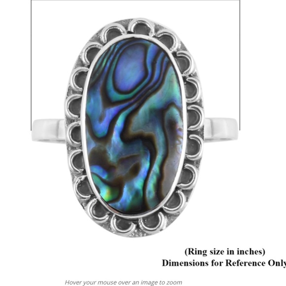Abalone Shell Ring - Picture 7 of 8